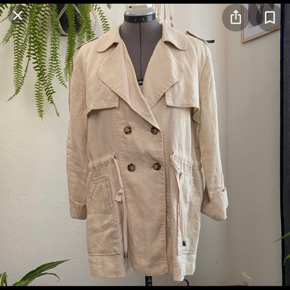 Safari jacket sz L tan Sanctuary